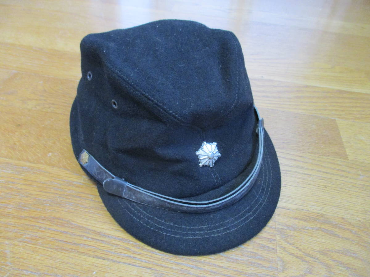 カカ・  蔵出し品  太平洋戦争  戦時中の 「警防団 略帽」  良品  の画像1