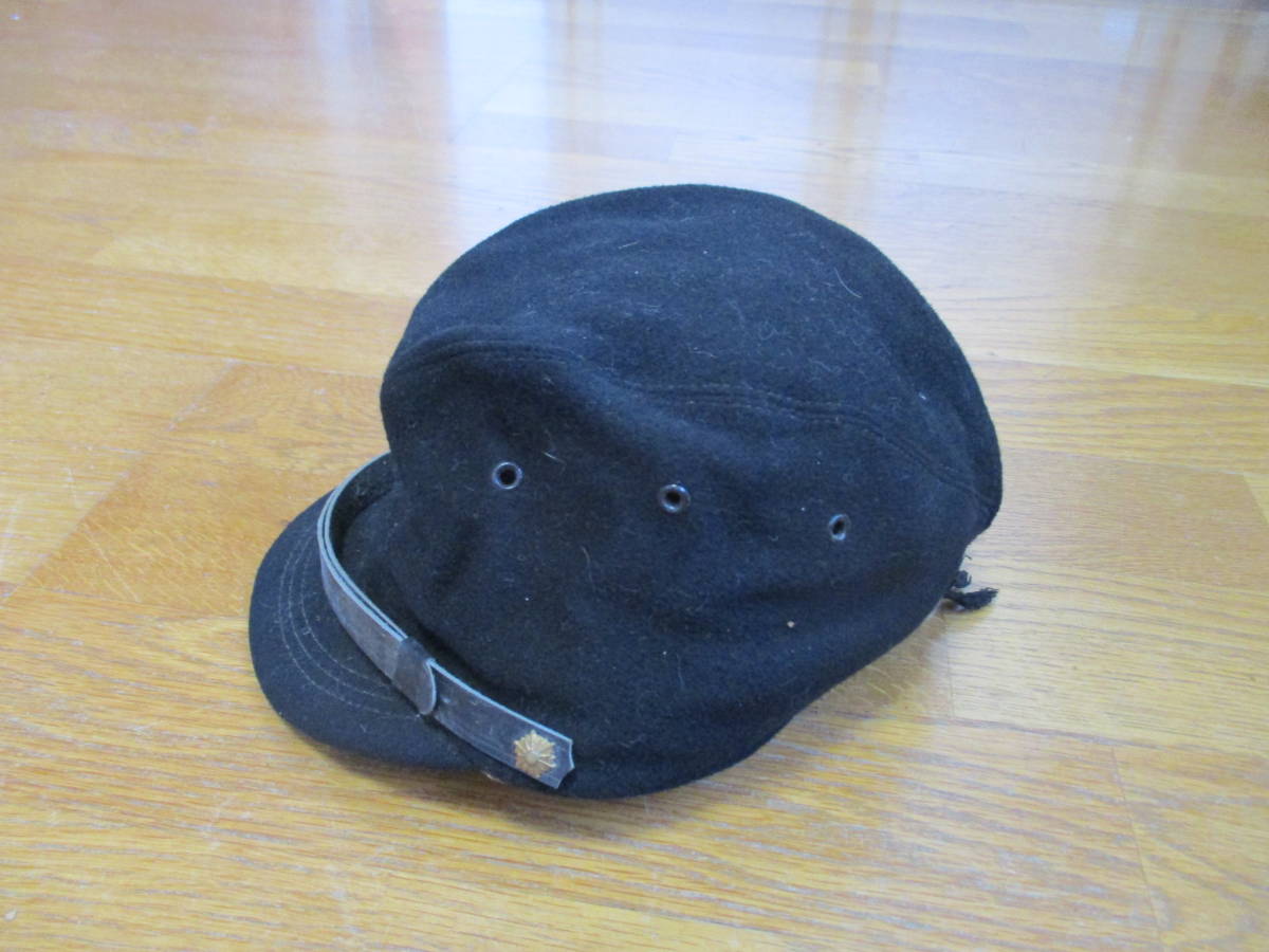 カカ・  蔵出し品  太平洋戦争  戦時中の 「警防団 略帽」  良品  の画像2