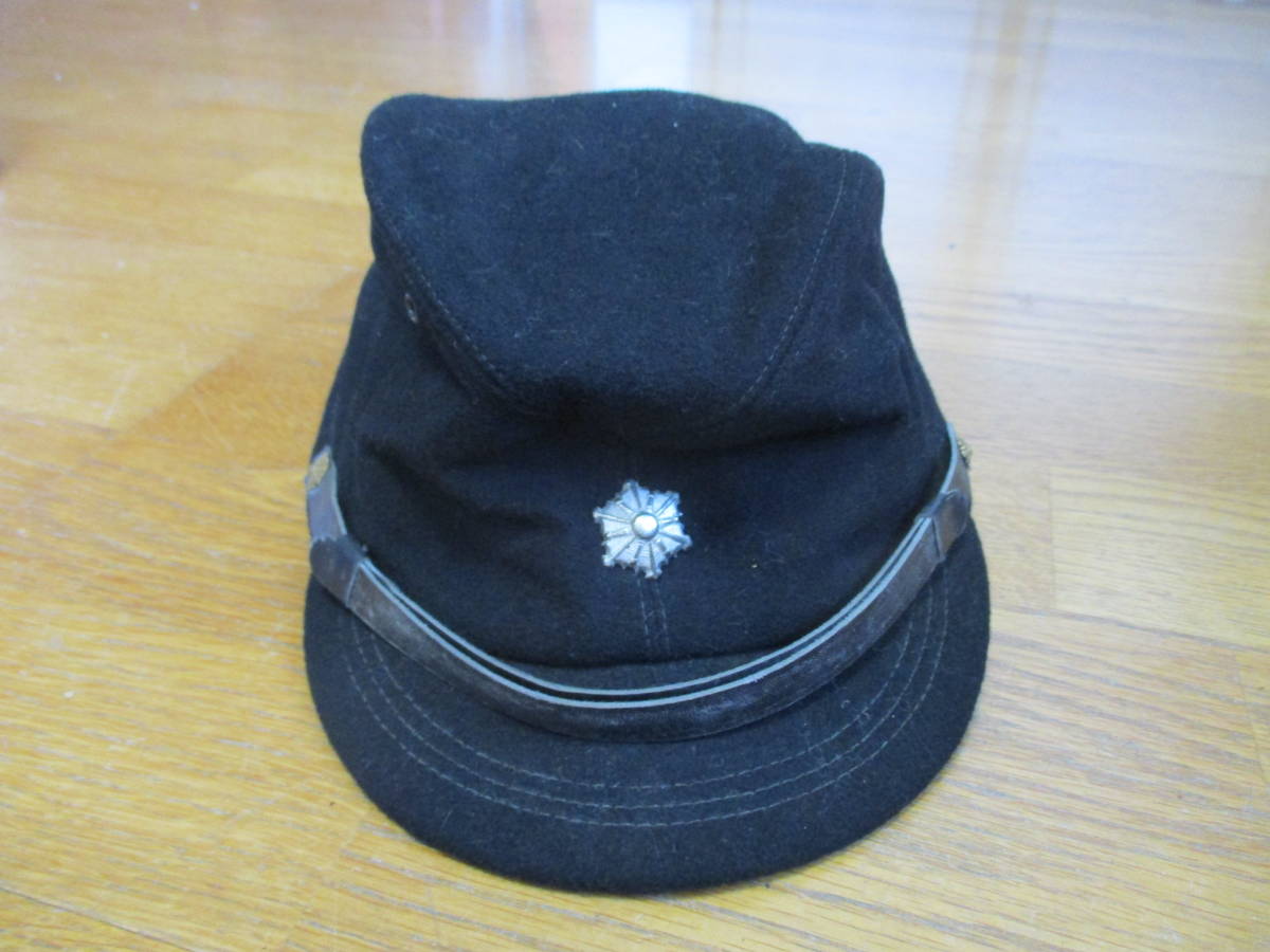 カカ・  蔵出し品  太平洋戦争  戦時中の 「警防団 略帽」  良品  の画像4
