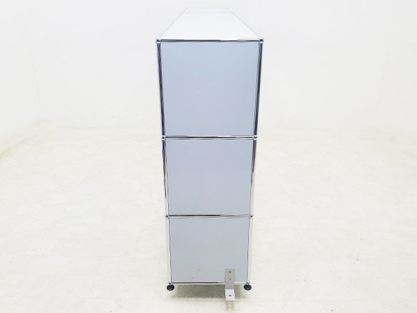P4328[USM is la-/USM Haller] shelf / storage shelves / system cabinet /3 row 3 step / Drop down door ×6/ top class / modern design /W2270mm/55 ten thousand 
