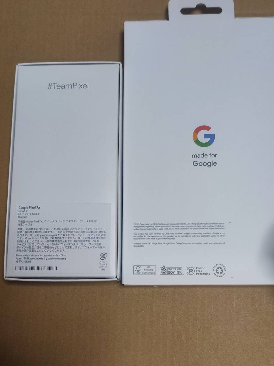 Google Pixel 7a Charcoal 未使用 限定版ケース付き | www