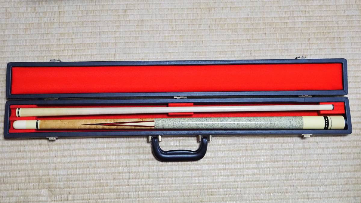 美品 メウチ MEUCCI ビリヤード キュー アンティーク ケース付き 美品 メウチ MEUCCI ビリヤード キュー アンティーク ケース付き