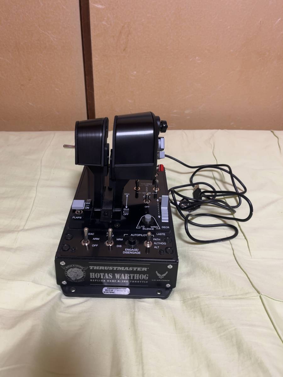 美品】Thrustmaster warthog HOTAS Throttle スラストマスター A-10C