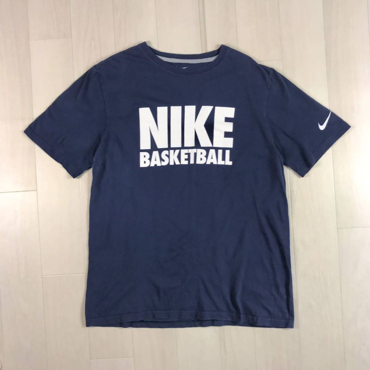 NIKE ナイキ 半袖Tシャツ L ネイビー ビッグサイズ ビッグプリント_画像2