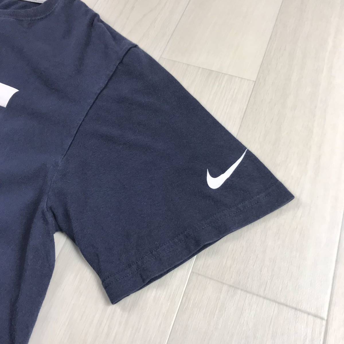 NIKE ナイキ 半袖Tシャツ L ネイビー ビッグサイズ ビッグプリント_画像4