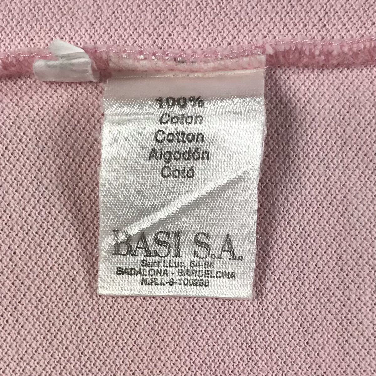 LACOSTE ラコステ 半袖ポロシャツ キッズサイズ 18 ピンク ワニの画像5