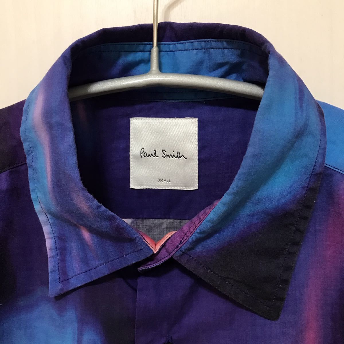  Paul Smith Paul smith Ray балка принт рубашка 21SS рубашка с длинным рукавом S размер 