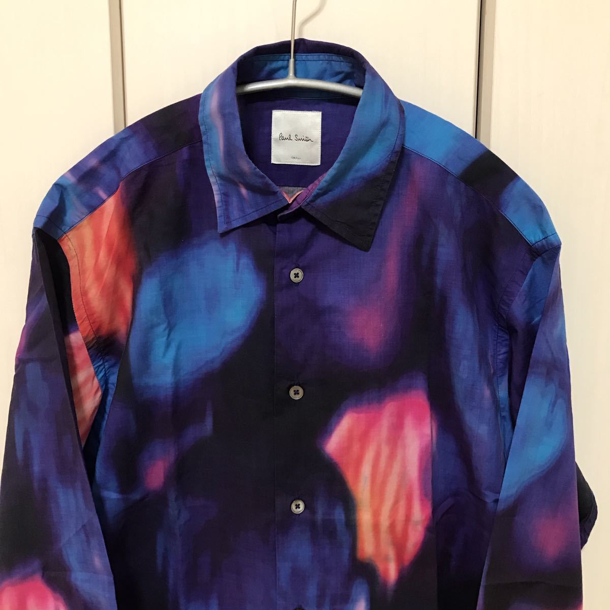  Paul Smith Paul smith Ray балка принт рубашка 21SS рубашка с длинным рукавом S размер 