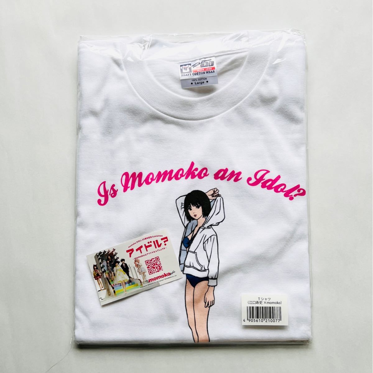 【新品未使用】江口寿史× momoko DOLL 20周年記念Tシャツ Lサイズ_画像2