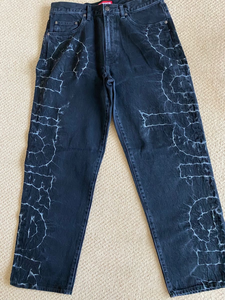 supreme shibori loose fit jean｜PayPayフリマ