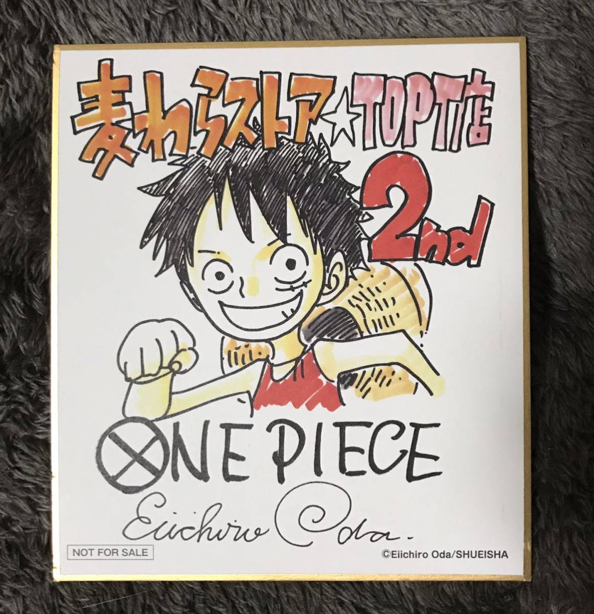 送料無料 ワンピース 色紙 ONE PIECEタワー限定 サイン入り 7枚 送料無料 ワンピース 色紙 ONE PIECEタワー限定 サイン入り 7枚