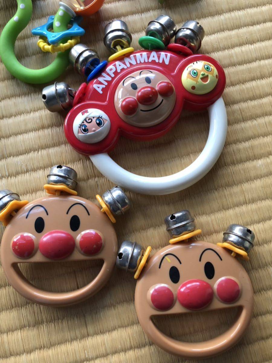 rody bulb ru Anpanman bell 3 piece . child newborn baby toy Marie mirror other toy goods for baby roti car stroller . attaching .