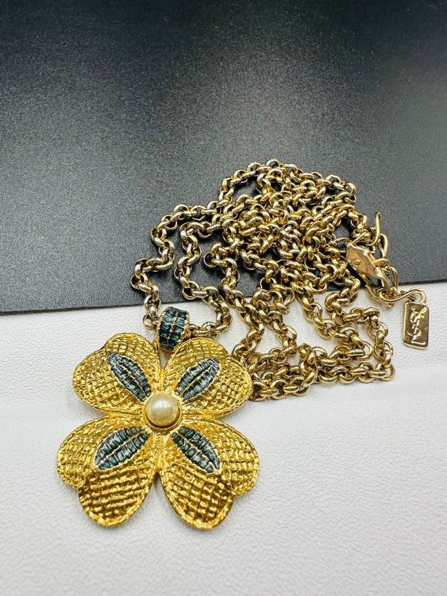 イブサンローラン ネックレス YSL yves Saint Laurent  アクセサリー ヴィンテージ