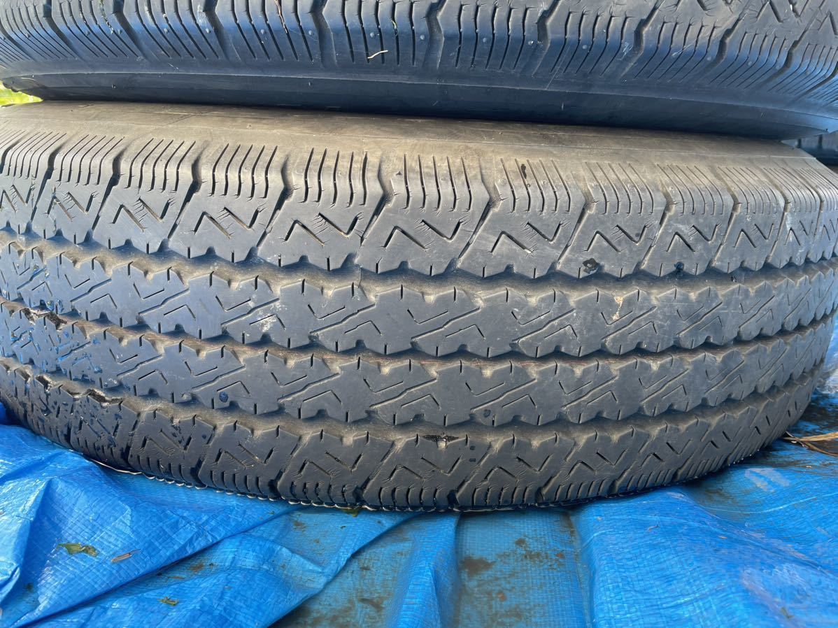 ★1円スタート★ ホイール付きタイヤ5本、ホイールのみ1本 TOPY 215/70R17.5 BRIDGESTONE V-STEEL_画像10