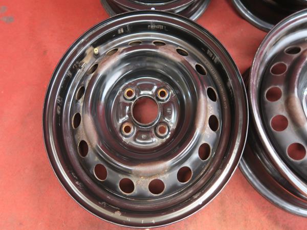 スチール ホイール 4本 トヨタ シエンタ純正 14×5.5J 4穴 PCD100 +33 ハブ径：約54 ポルテ スズキ ダイハツ Kカスタムに (HP)★ 【H451】_画像2