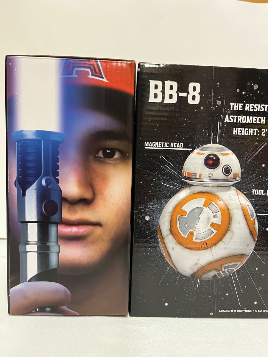 ボブルヘッド2体　スターウォーズナイトセット　大谷翔平　マイクトラウト　BB-8  エンゼルス バブルヘッド　レア非売品　球場配布