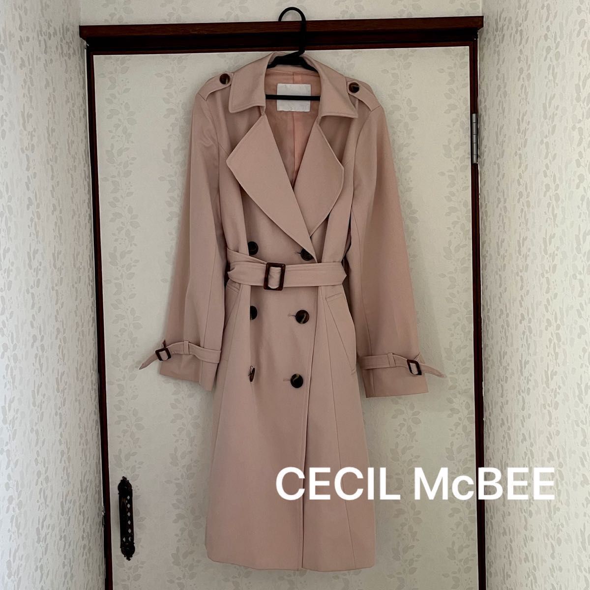 CECIl McBEE トレンチコート スプリングコート ピンク Mサイズ 美品