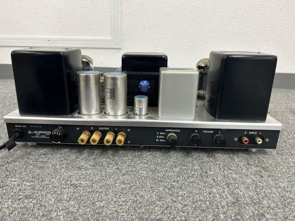 F119-H21-139 LUXMAN ラックスマン KMQ60 483091 家電 オーディオ機器 アンプ 真空管アンプ 通電確認済みの画像6