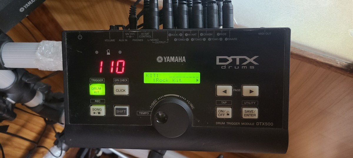 ヤマハ　電子ドラム　DTX500　_画像8