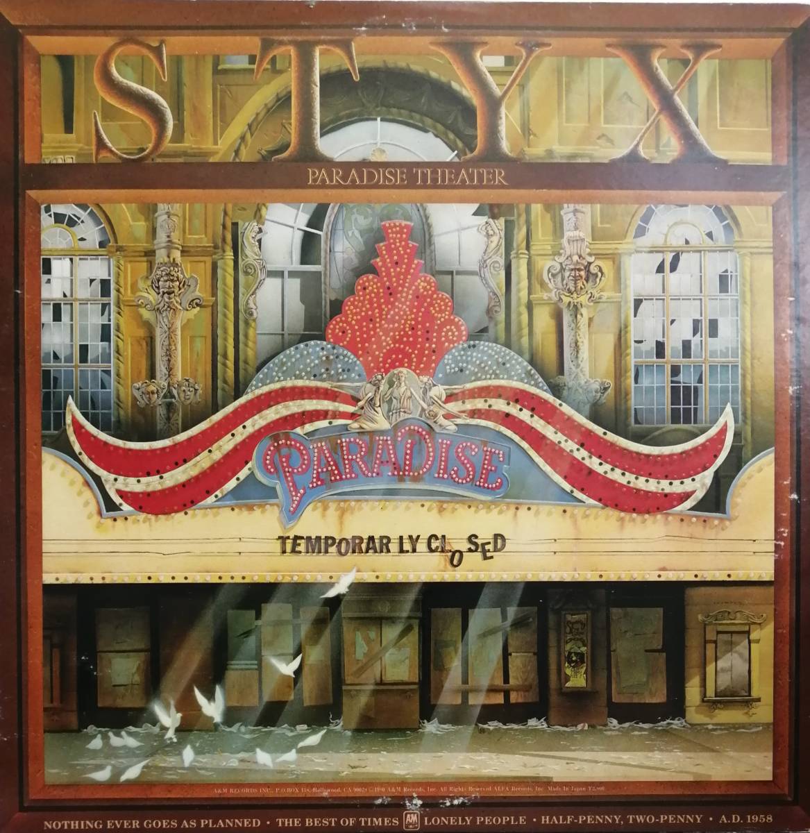 LP盤 Styx　パラダイス・シアター Paradise Theatre_画像1