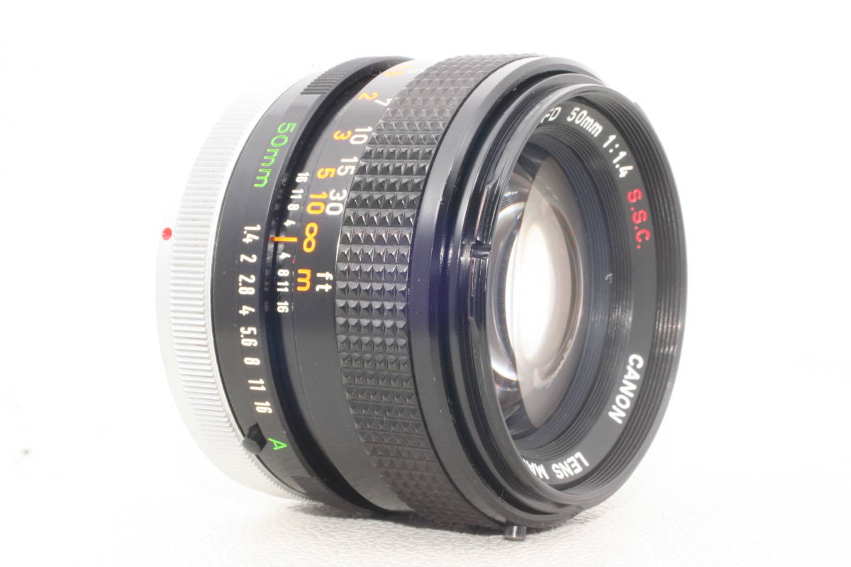 修理・整備/完動品】Canon FD 50mm f1.4 s.s.c 1109784-