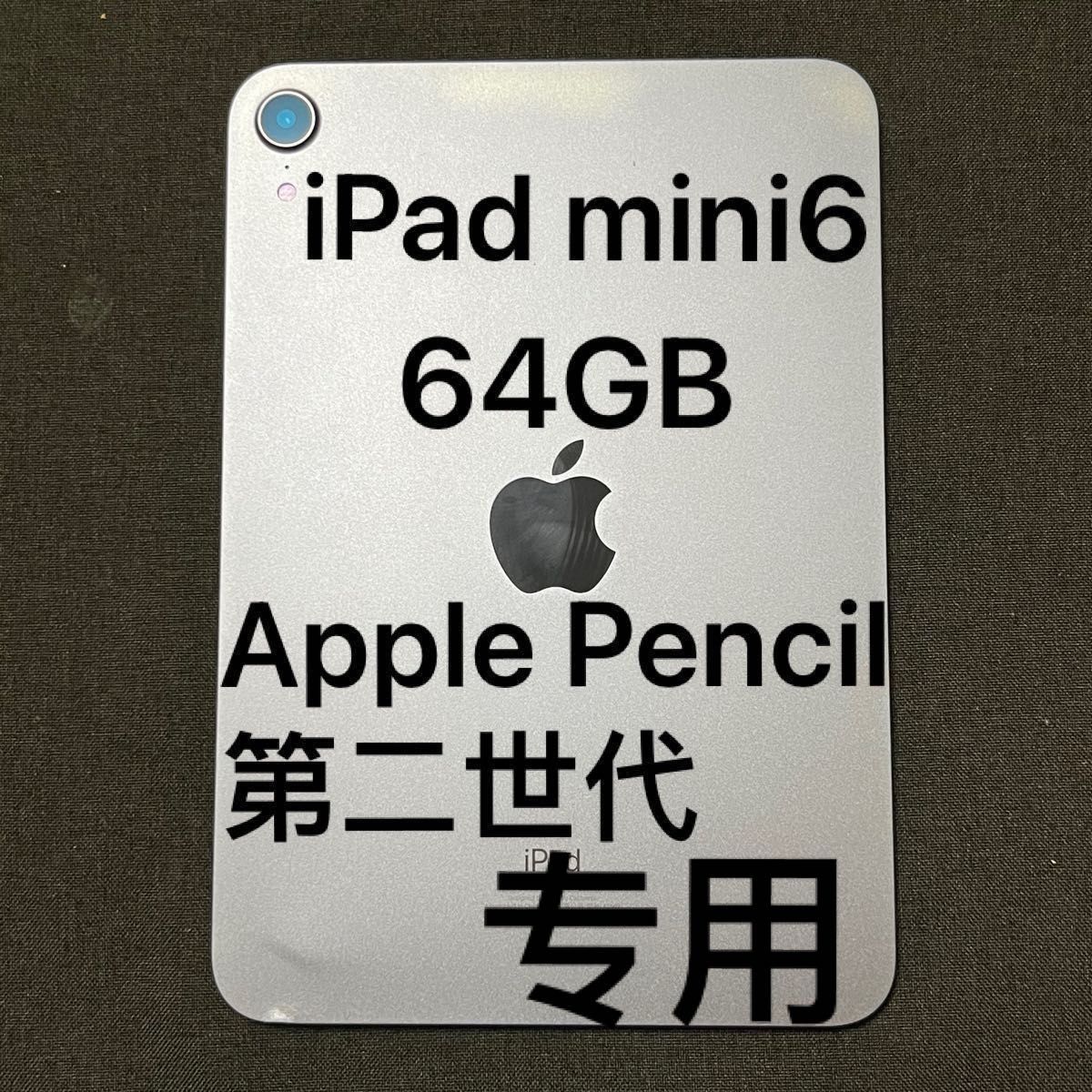 iPad mini 6 64GB WiFi Apple Pencil 第二世代 中国版 当日発送