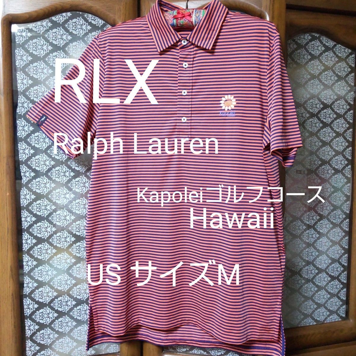RLX ラルフローレン 半袖ポロシャツ Kapoleiゴルフ場 メンズ US M