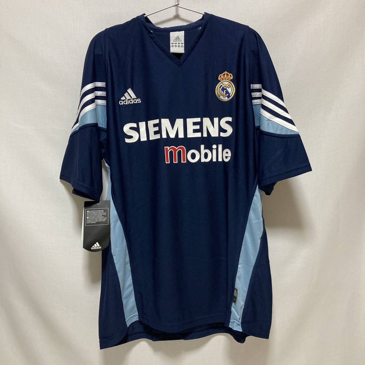 67最終レアル マドリード未使用Real Madridウェア当時物SIEMENSアディダスadidas正規品プルオーバー長袖コレクター半袖ラ リーガLaLigaタグ_画像6