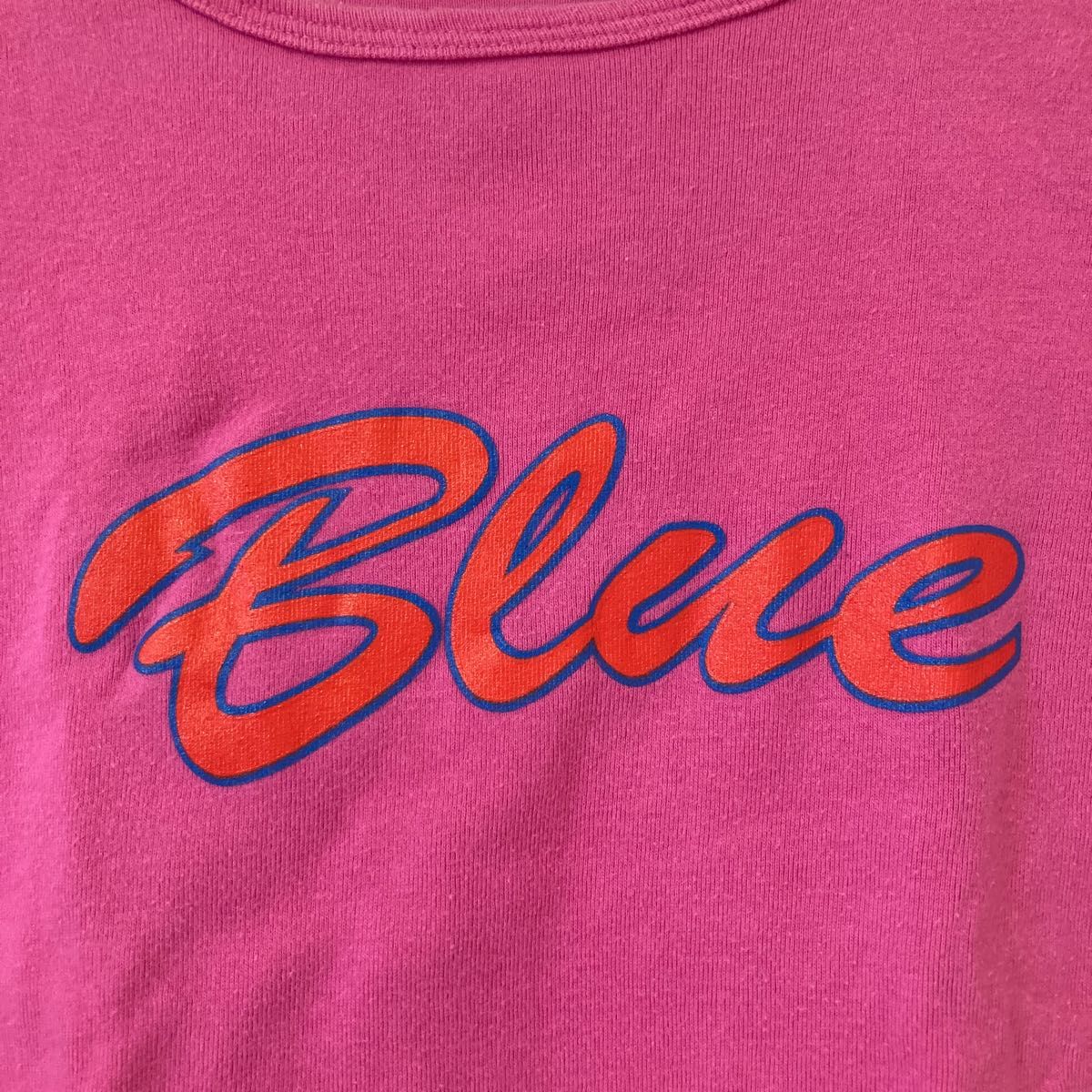 BURBERRY BLUE LABEL バーバリーブルーレーベル  プリント半袖Tシャツ ピンク レディースM
