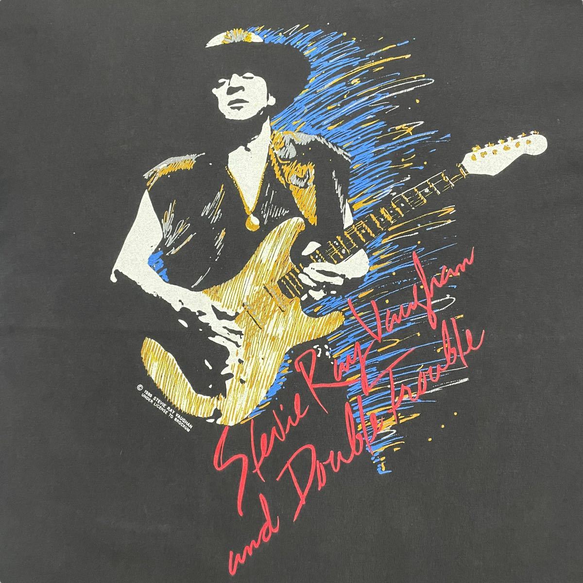 古着 USA製 Stevie Ray Vaughan スティーヴィーレイヴォーン 1990 ツアー バンドT Tシャツ