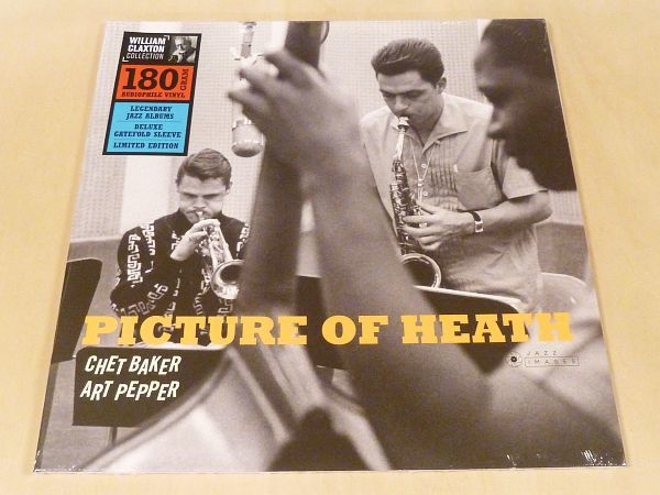 未開封 チェット・ベイカー&アート・ペッパーPicture Of Heath Deluxe Edition 180g重量盤LP+ボーナス1曲Chet Baker Art Pepper Playboys_画像1