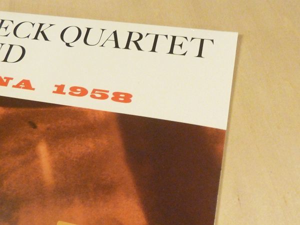 未開封 デイヴ・ブルーベックLive In Indiana 1958限定180g重量盤LPボーナス1曲追加The Dave Brubeck Quartet With Paul Desmond Take Five_画像5