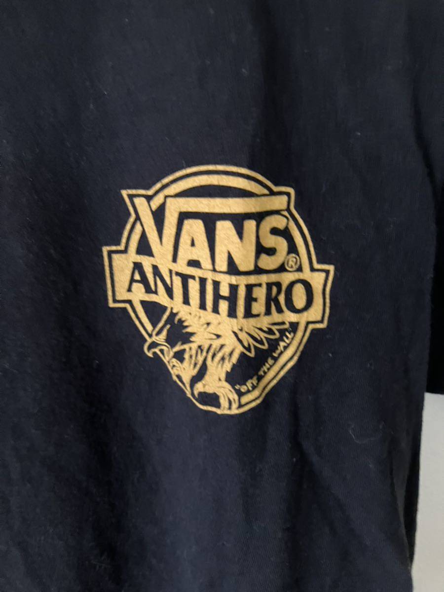メキシコ製 VANS ANTIHERO ヴァンズバンズ 半袖Tシャツ アンチヒーロー Sの画像3