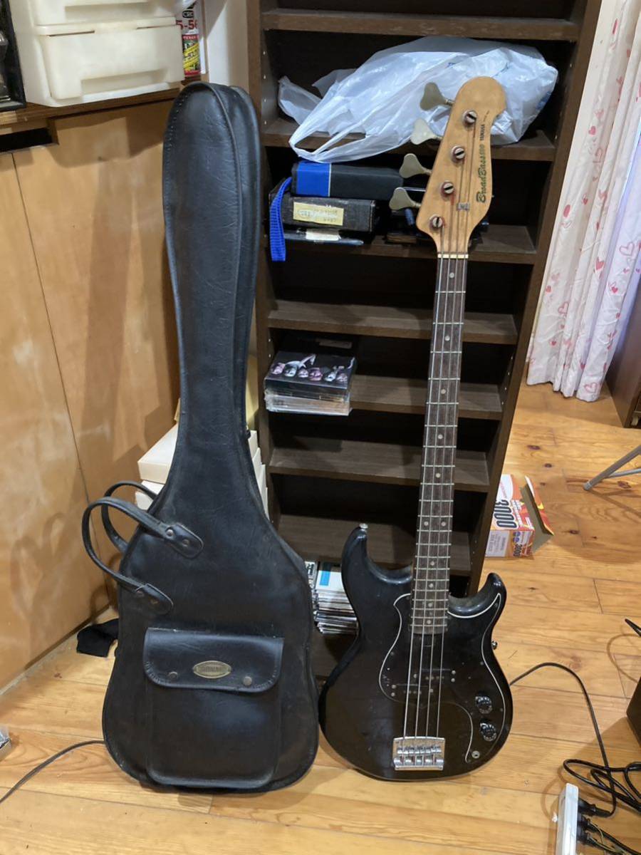 【雑貨】 ヤマハ YAMAHA BB-800 ブラック ジャパン ビンテージ BL Broad Bass ケース付 ジャズ ベース 音出し確認済みエレキベース