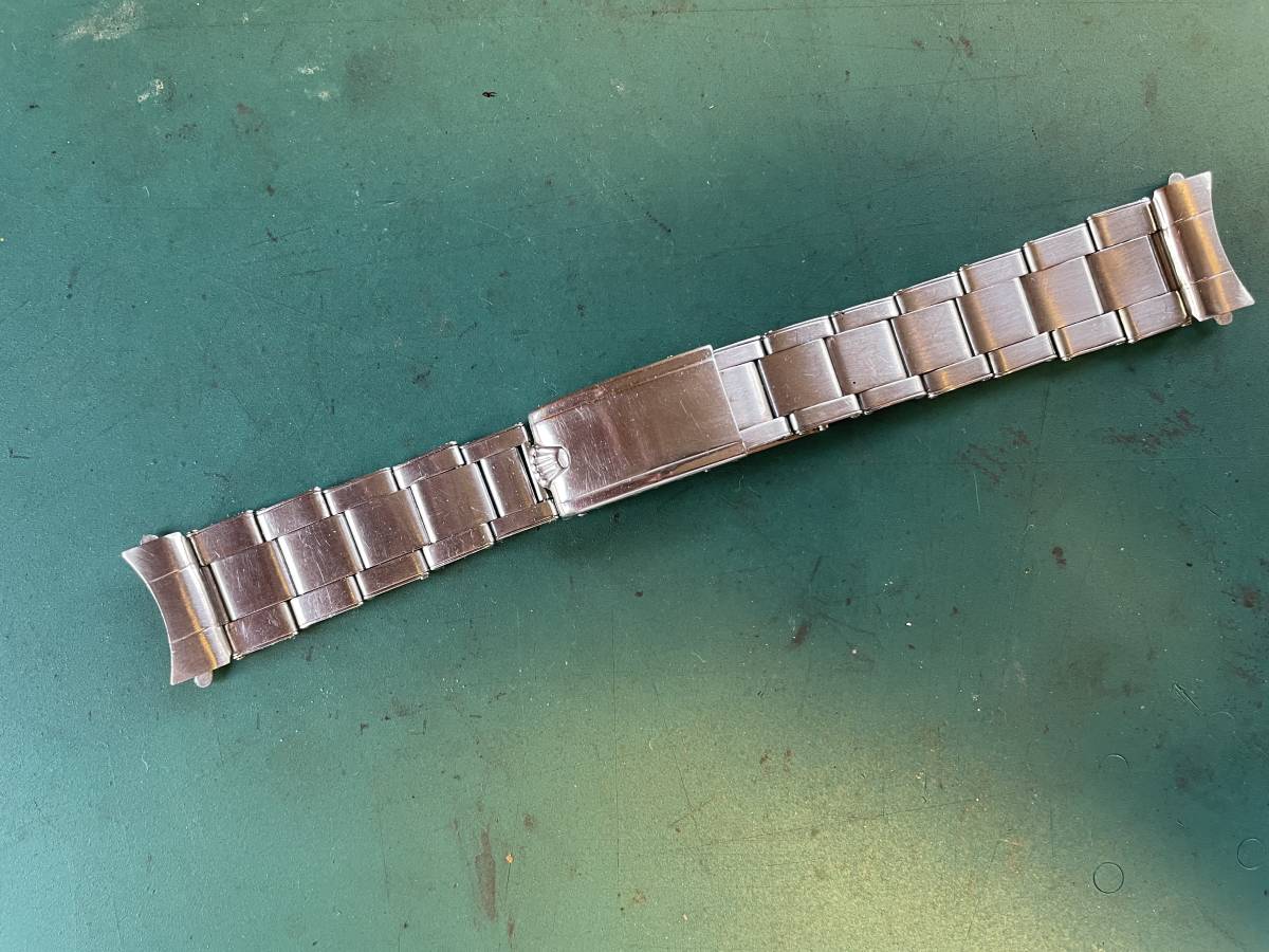 Vintage ROLEX 純正リベットブレス6636フル駒 伸び無し美品　7206