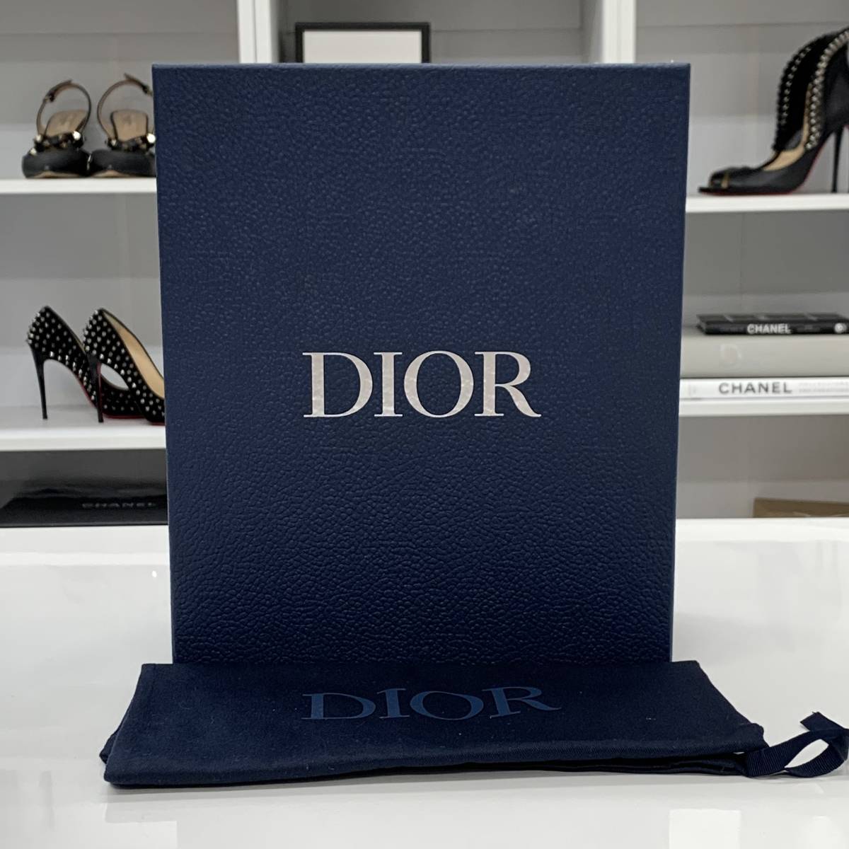 6891 не использовался Christian Dior B27ob утечка кожа low верх спортивные туфли белый 