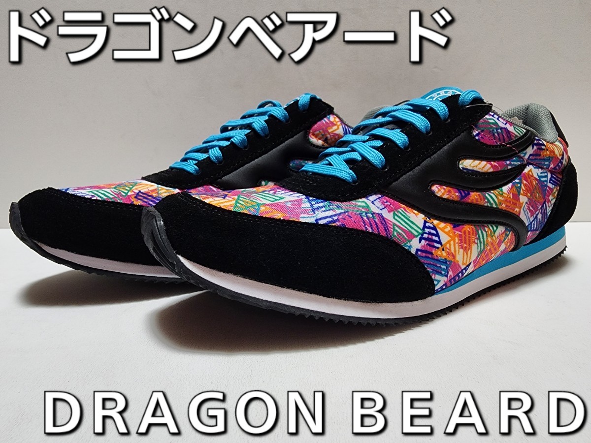 ★◆★ドラゴンベアード◆ＤＲＡＧＯＮ ＢＥＡＲＤ◆グラフィック◆GRAPHIC◆DB-2704◆ブラック×マルチ◆２８.０cm◆新品・未使用！★◆★_画像1