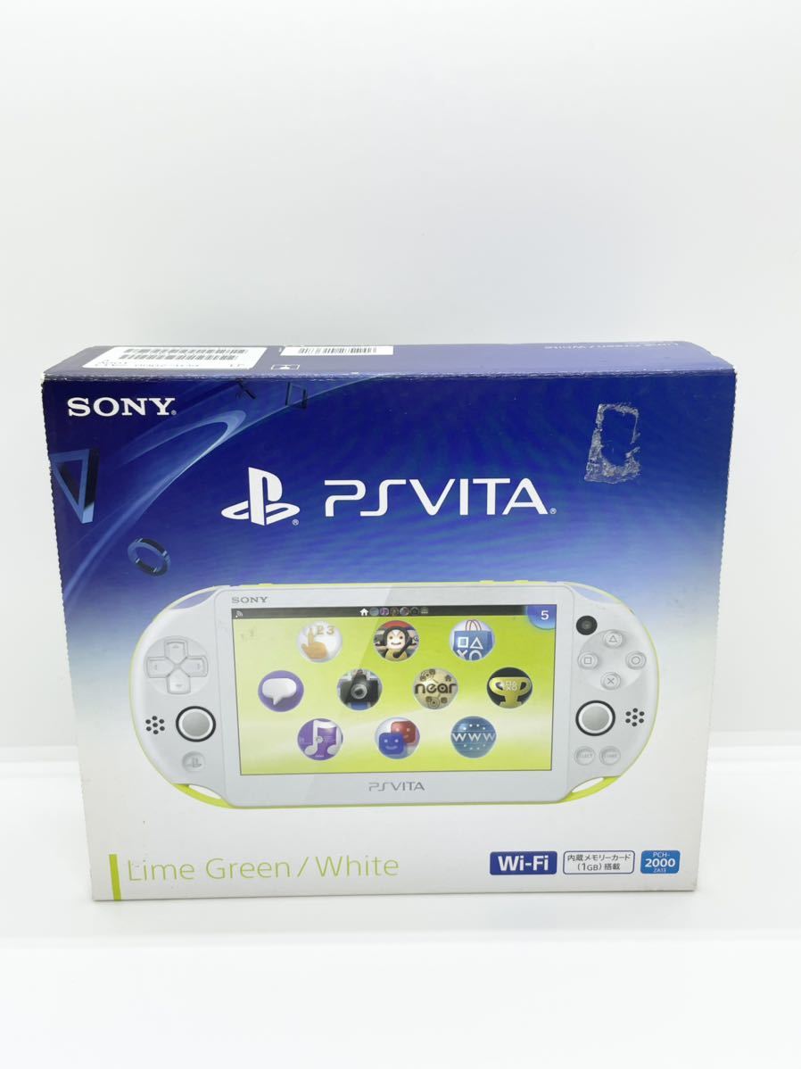 極美品】PlayStation Vita PCH-2000 Wi-Fiモデル ライムグリーン