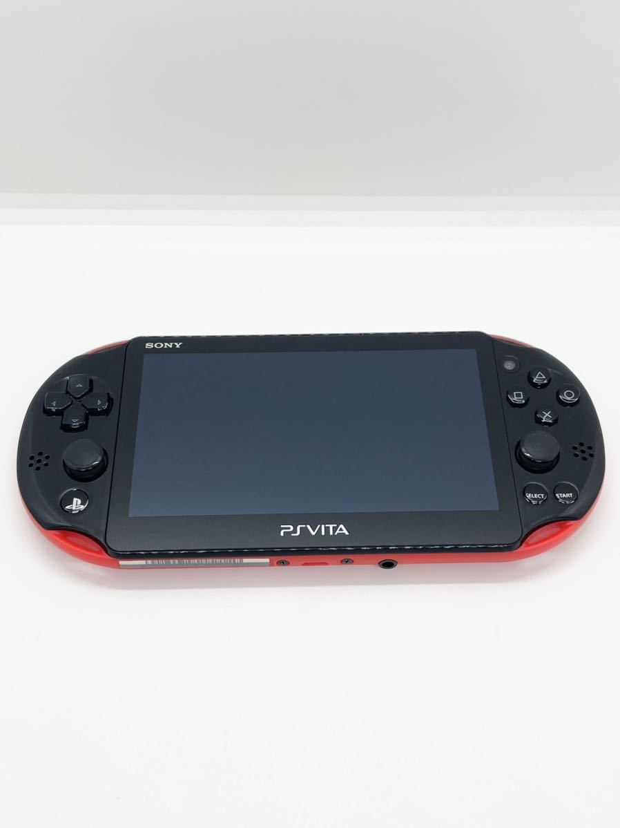 美品】playstation vita PCH-2000 wifiモデル レッドブラック ver3 60