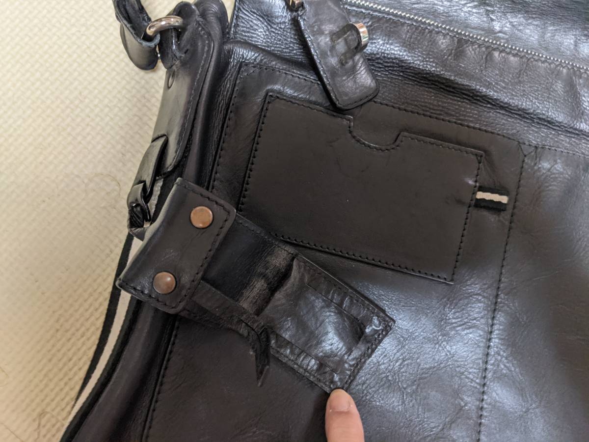  Bally Bally сумка на плечо портфель черный чехол для ключей имеется натуральная кожа 