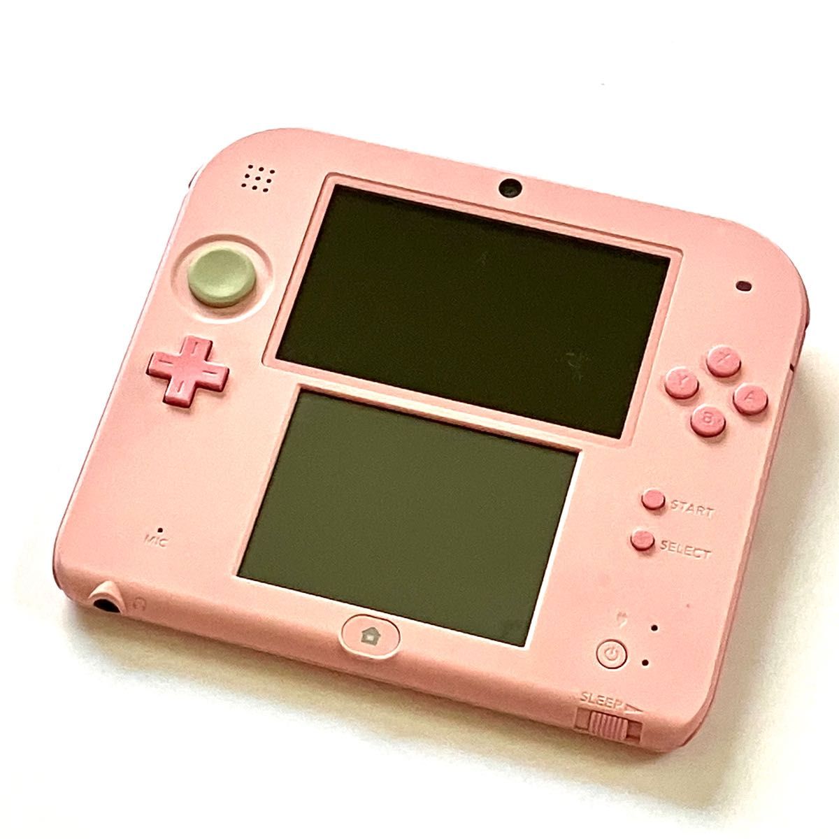 ソフト付き】任天堂 ニンテンドー2DS ピンク 本体 まとめ売り-