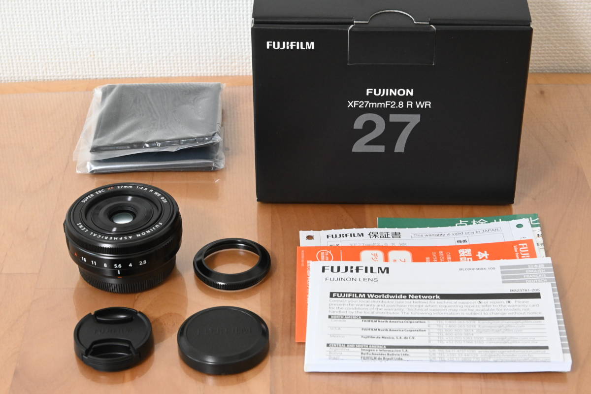 ☆美品 富士フイルム FUJIFILM XF27mm F2.8 R WR メーカー保証あり www