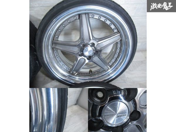 ○WORK ワーク ランベック LS1-SR 19インチ 8.5J +35 PCD100 5H 5穴