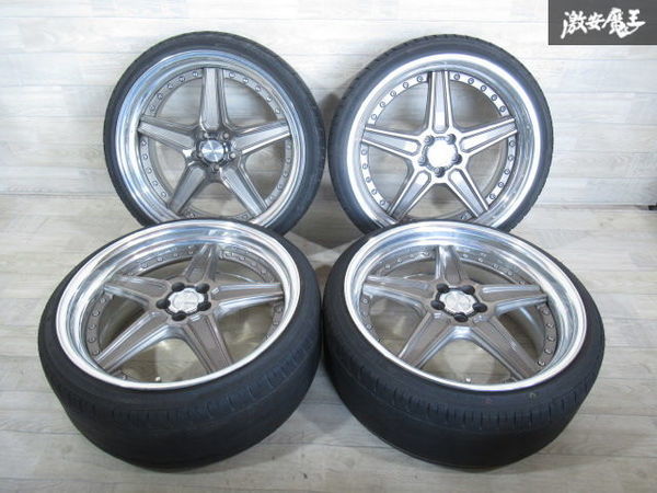○WORK ワーク ランベック LS1-SR 19インチ 8.5J +35 PCD100 5H 5穴