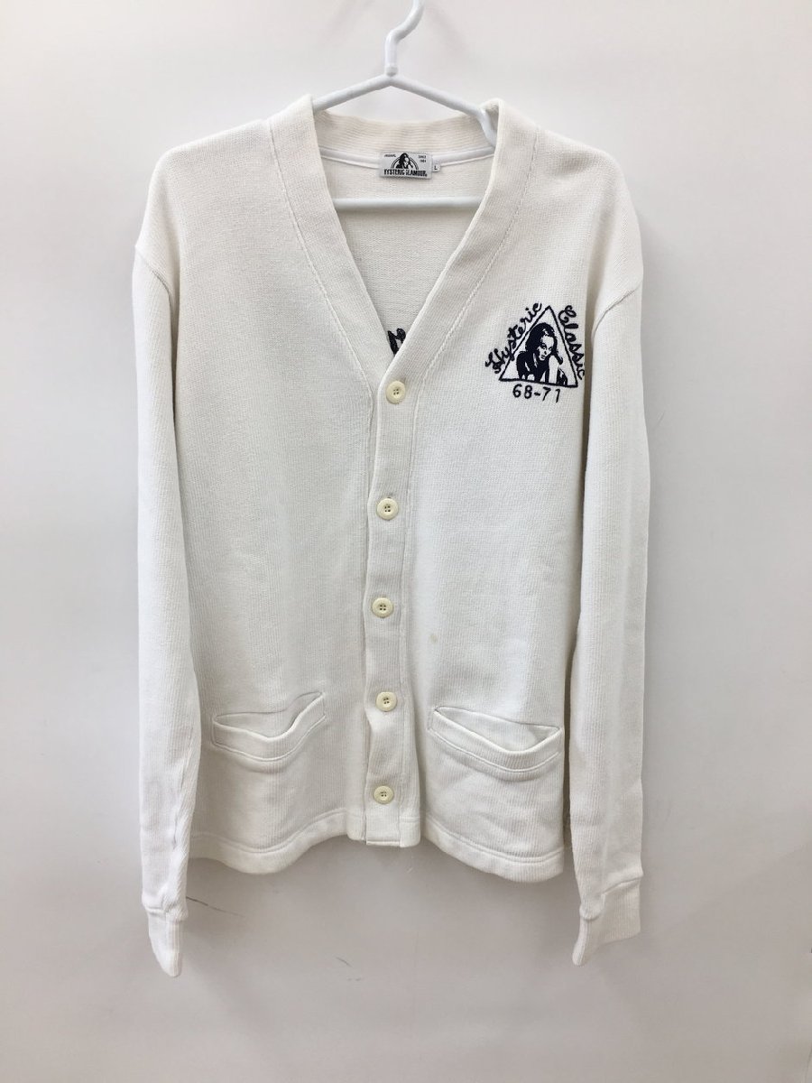 ヤフオク! - ヒステリックグラマー コットンカーディガン L 白 230...