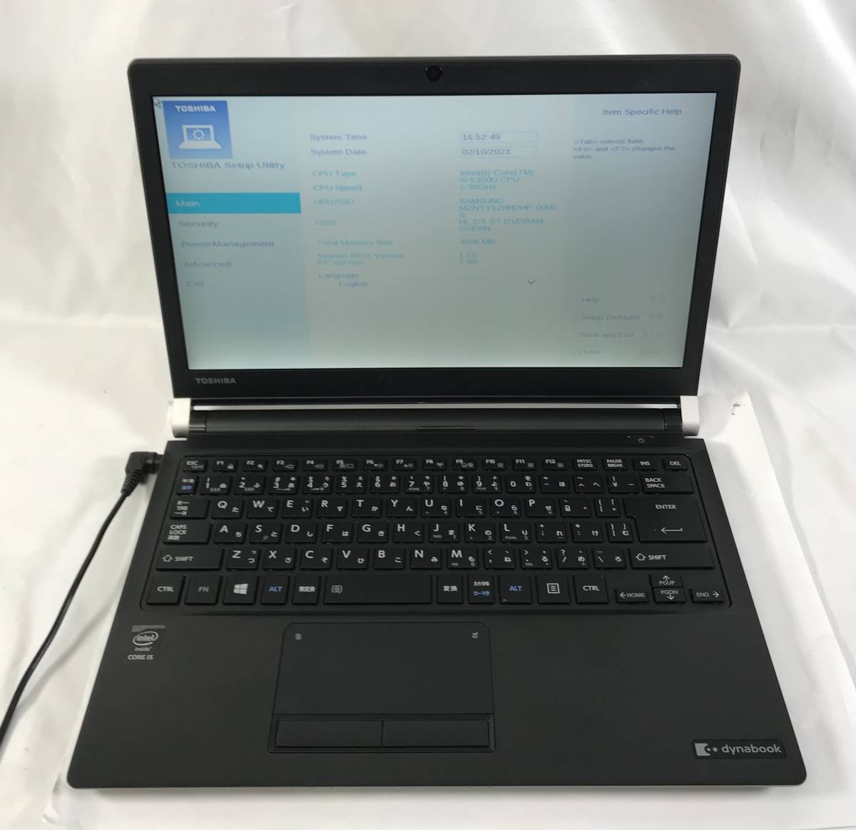 最低価格の S5050213 TOSHIBA dynabook R73/W(Core i5-5300U CPU/4GB