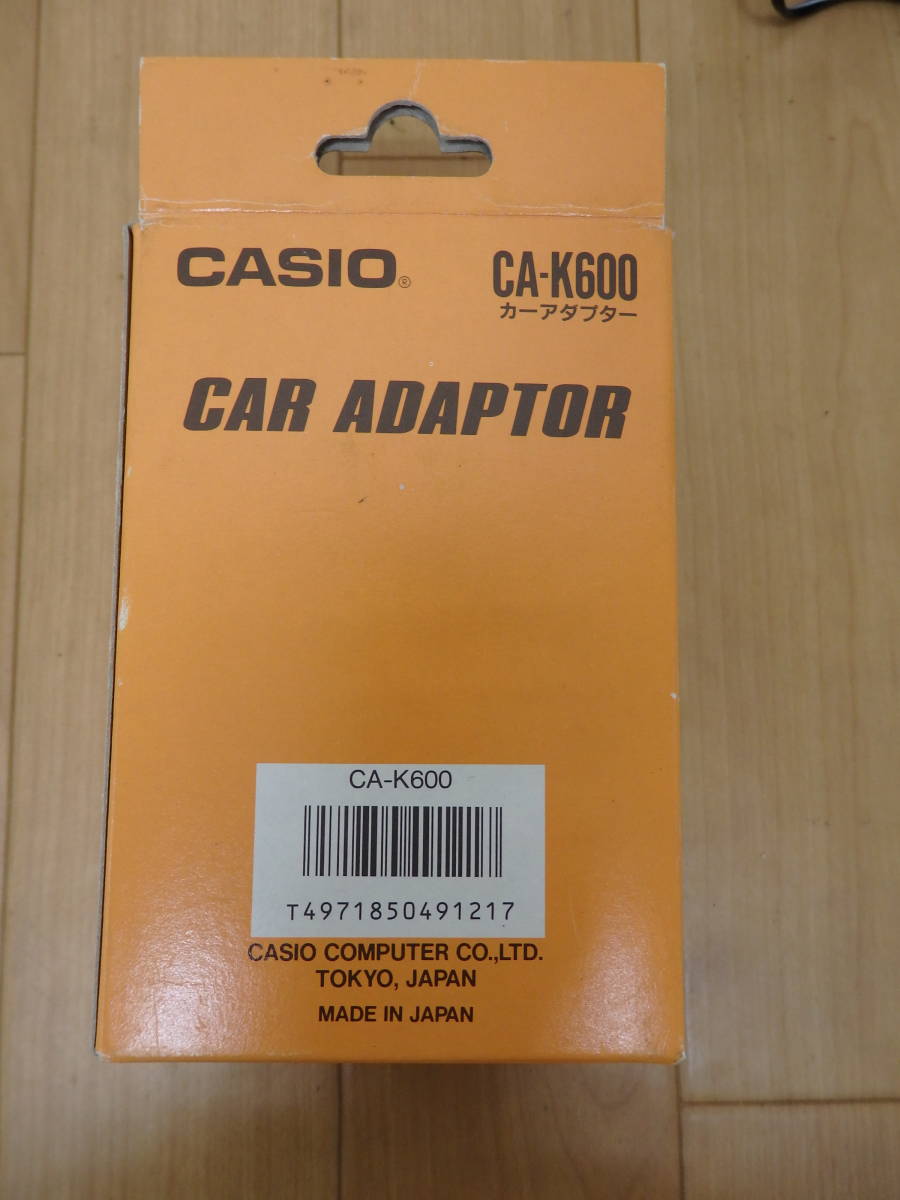 T0.1-5.5) CASIO / カシオ　CA-K600　カーアダプター　液晶テレビ連用　6V　送料350円～_画像6