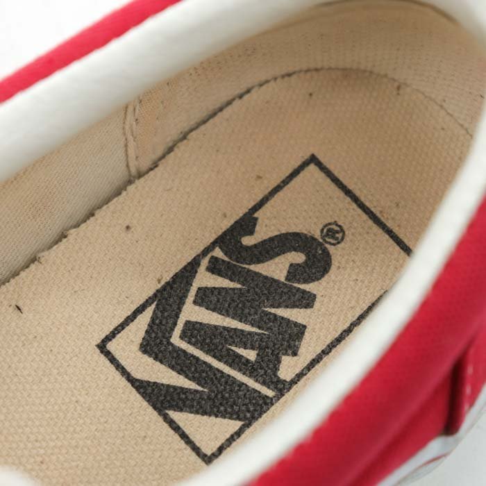  Vans спортивные туфли elaERA 465019-0022 парусина low cut обувь обувь красный женский 23cm размер красный VANS