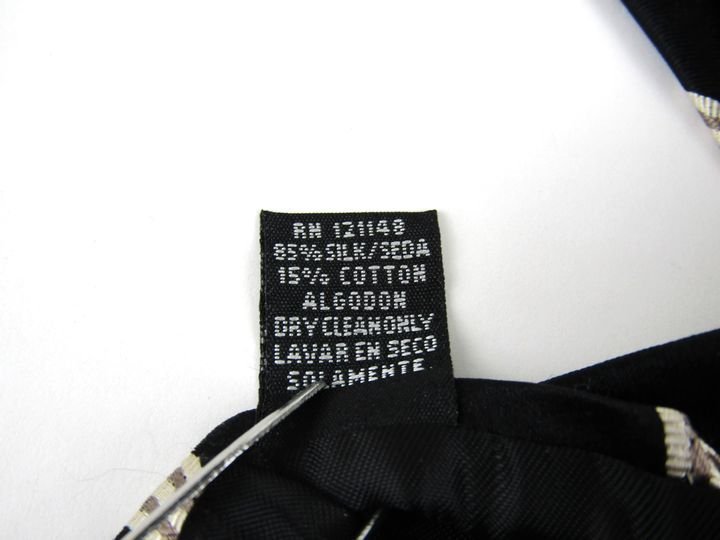  Donna Karan бренд галстук полоса рисунок шелк хлопок .DKNY мужской черный Donna Karan