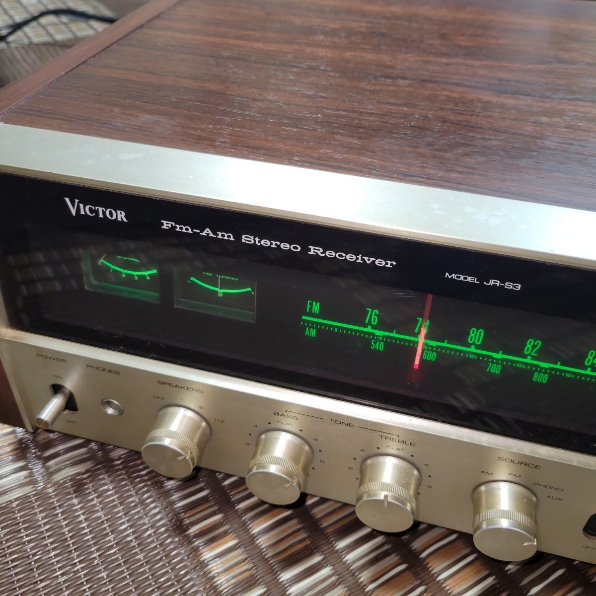 Yahoo!オークション - victor ビクター JR-S3 AM/FMステレオ Yahoo!オークション - victor ビクター JR-S3 AM/FMステレオ